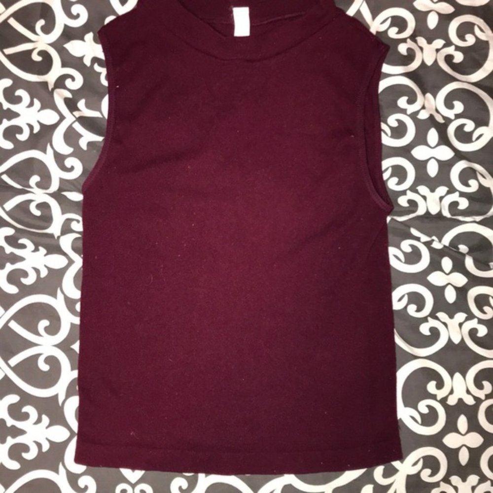 Vintage 1 size spandex tank blood 🩸 red by a.a.